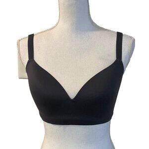 Soma 34DD Gray Enbliss No-Wire Wireless Adjustable Straps Soft Comfy Bra Women